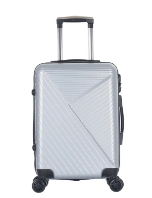 Promueva el equipaje ligero de la maleta del ABS del bolso de la carretilla del estilo del viaje de las ventas